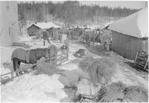 Ruokolahdesta. Levähdyshetki matkanvarrella J.R.26