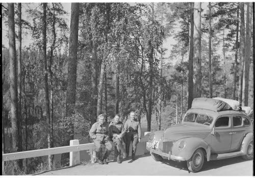 Taistelumaastoja, bunkkereita, korsuja.