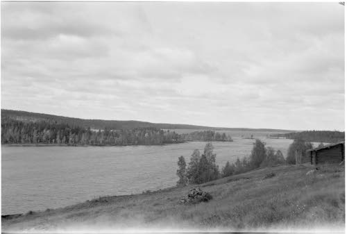 Näköala Korpilahdenkylästä.