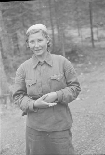 Venäläinen lääkintäluutnantti (nainen).