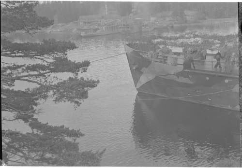 S/S Seagullin keula. Lokakuu 1941.